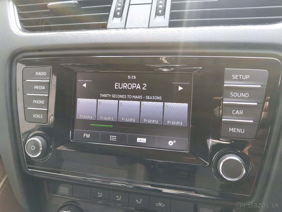 Rádio Bolero Škoda Octavia 3