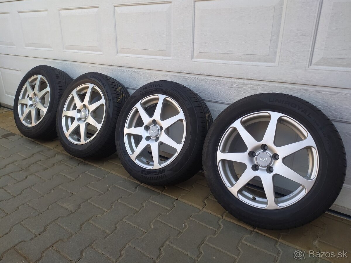 ALU disky RH 5x108 R16 + pneu Uniroyal 205/55 R16