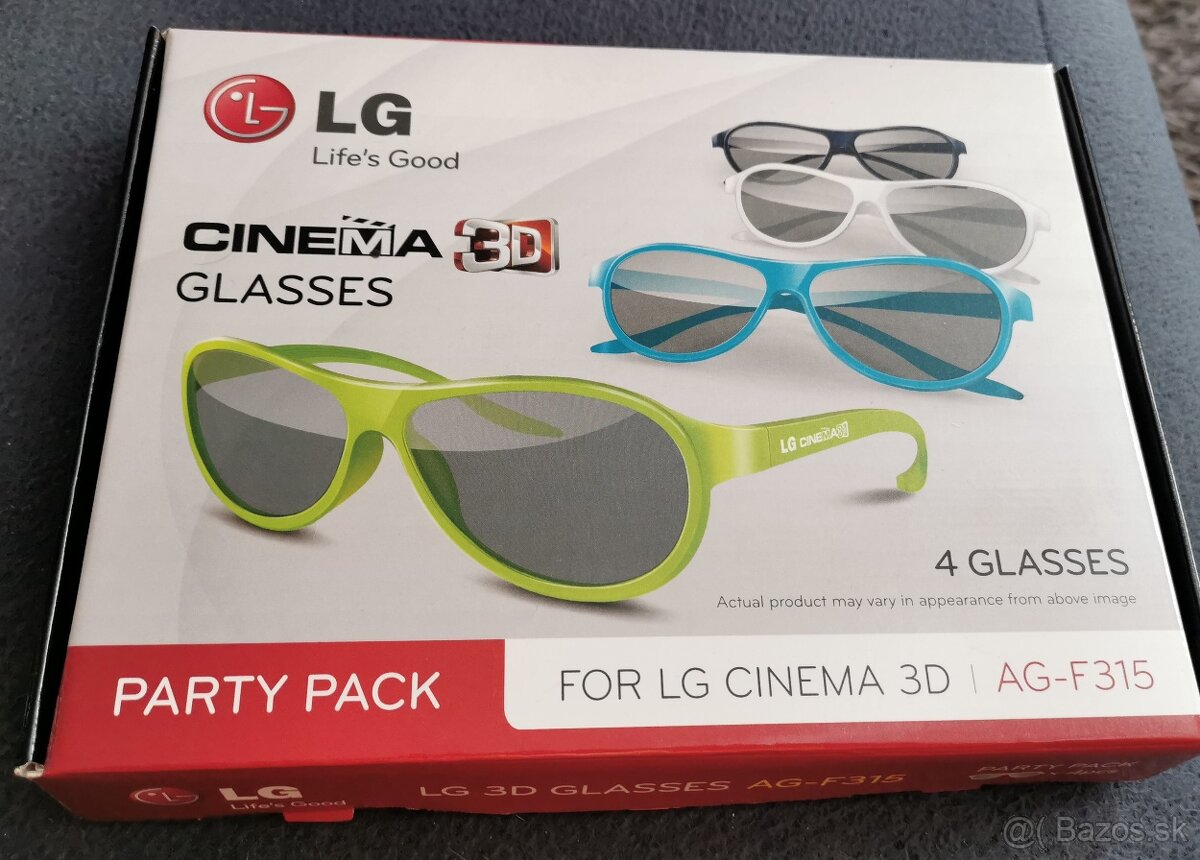 LG AG-F315 (4x 3D okuliare) NOVÉ