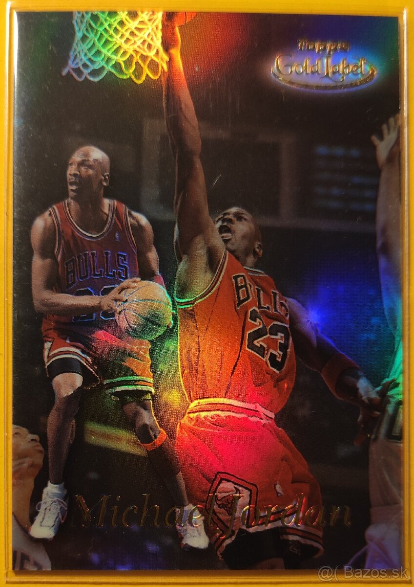 Michael Jordan Topps gold label