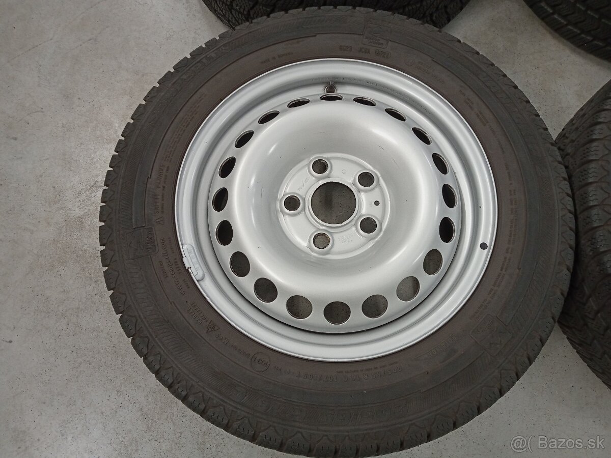 Predam zimne kolesa 5x120 R16 6,5J ET52 VOLKSWAGEN T5 T6