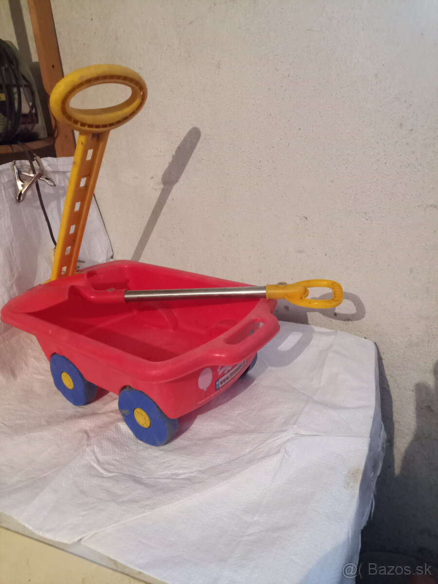 Detský vozík+lopatka