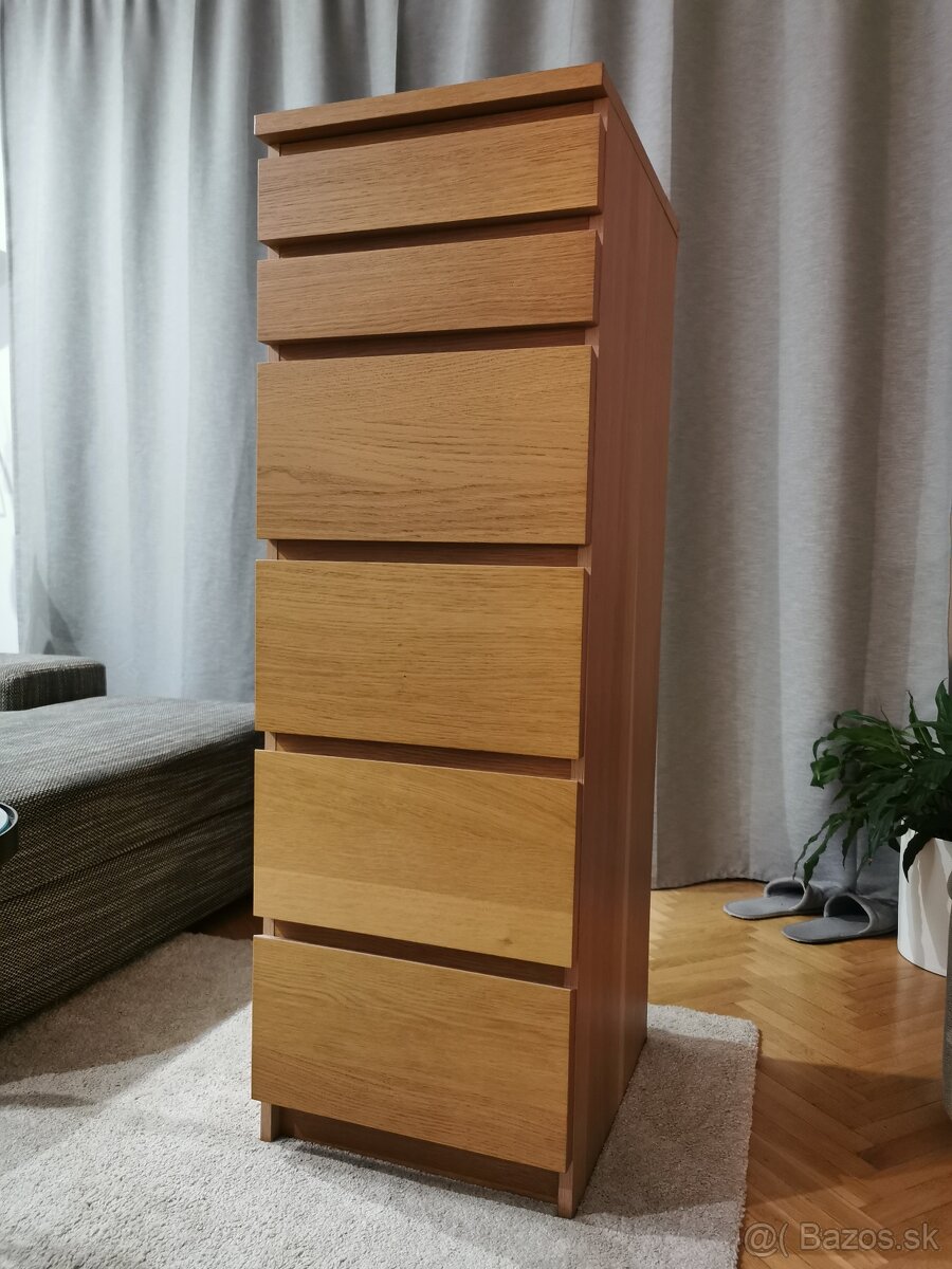 Ikea Malm komoda so zrkadlom