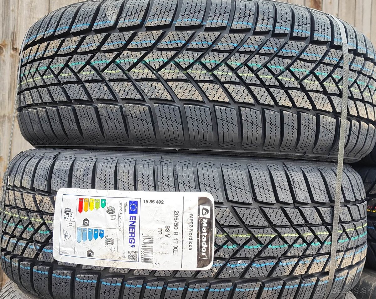 205/50 R17 Matador nové zimné pneumatiky - pár