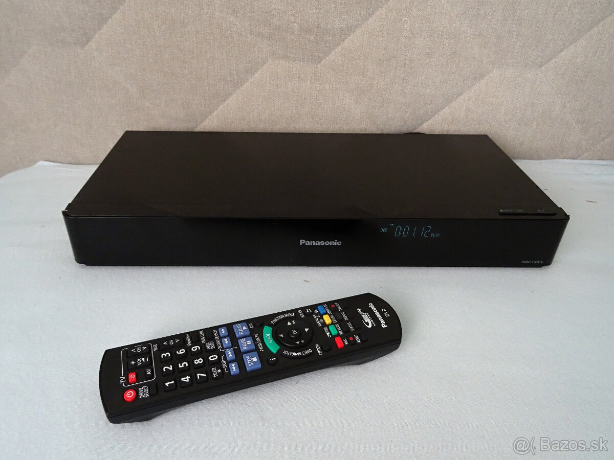 DVD rekordér Panasonic DMR-EX97CEGK- 500 GB, DVB-C tuner, HD