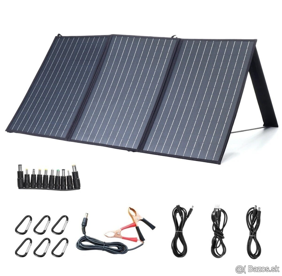 Solárny panel 18V - 100W , 2x usb, 1x isb-c, 1x DC PD + prís