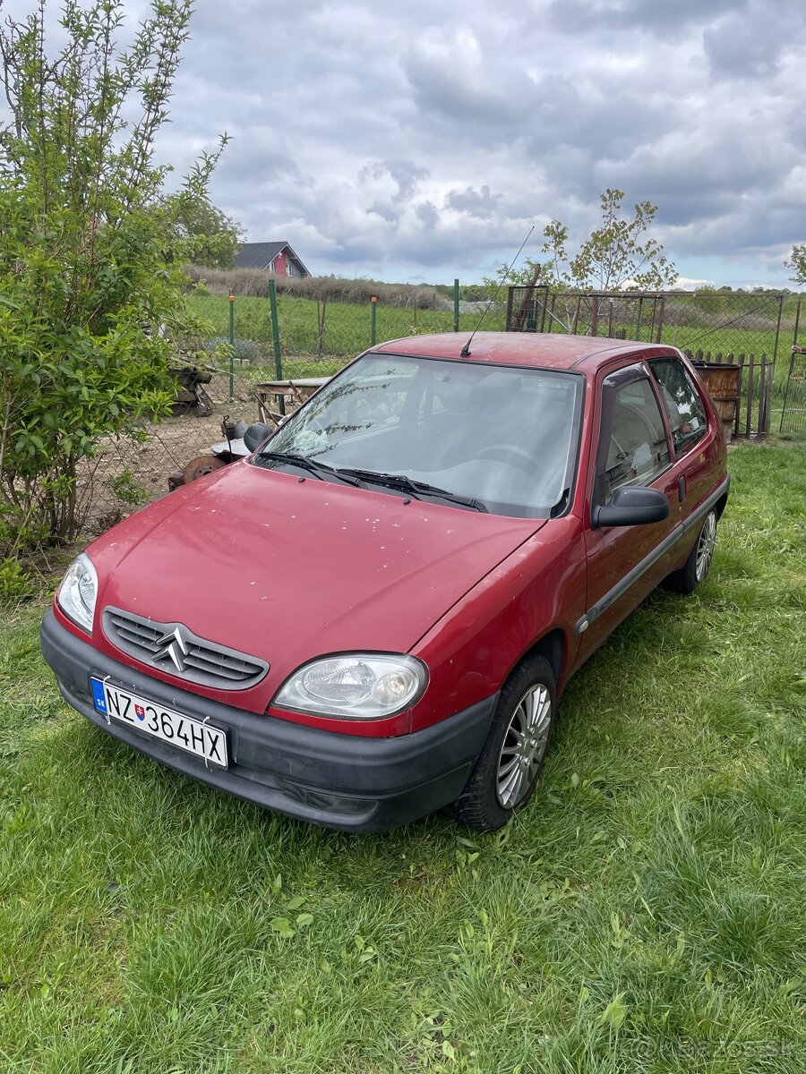 Citroën Saxo 1.1 benzín STK PLÁTNA