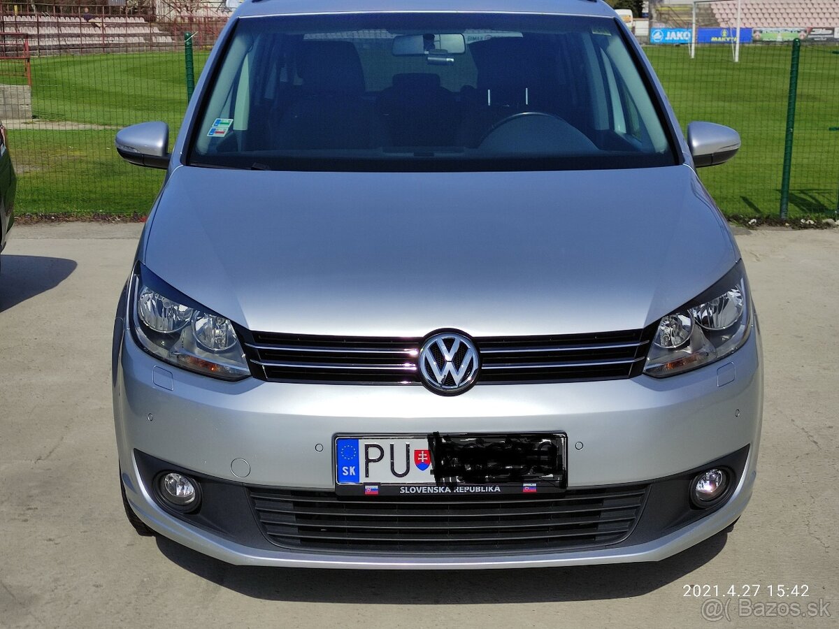 VW Touran 1.6 TDI, Automat po repase, Webasto, Ťažné, Zeder