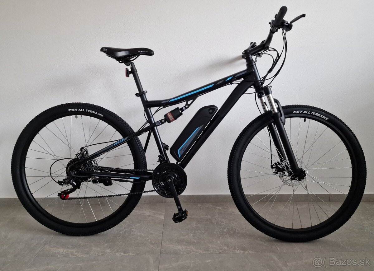 Nový celoodpružený elektrobicykel 29"