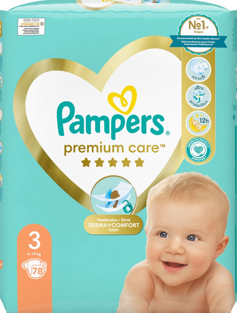 Predám plienky Pampers premium care 3