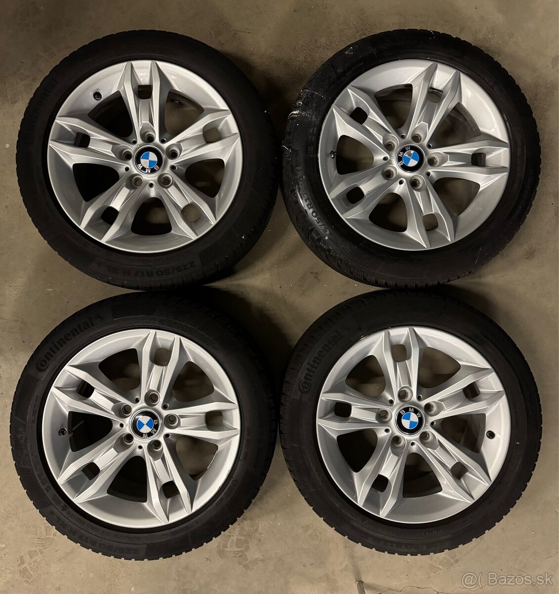 hliníkové disky bmw r17, zimné pneumatiky 225/50r17