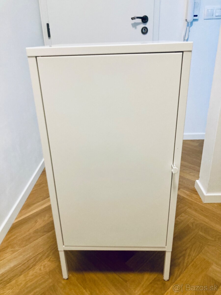 Plechová skrinka HÄLLAN Cabinet, biela, 45x75 cm, IKEA