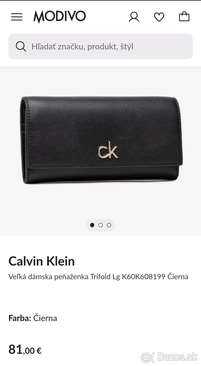 Peňaženka Calvin Klein