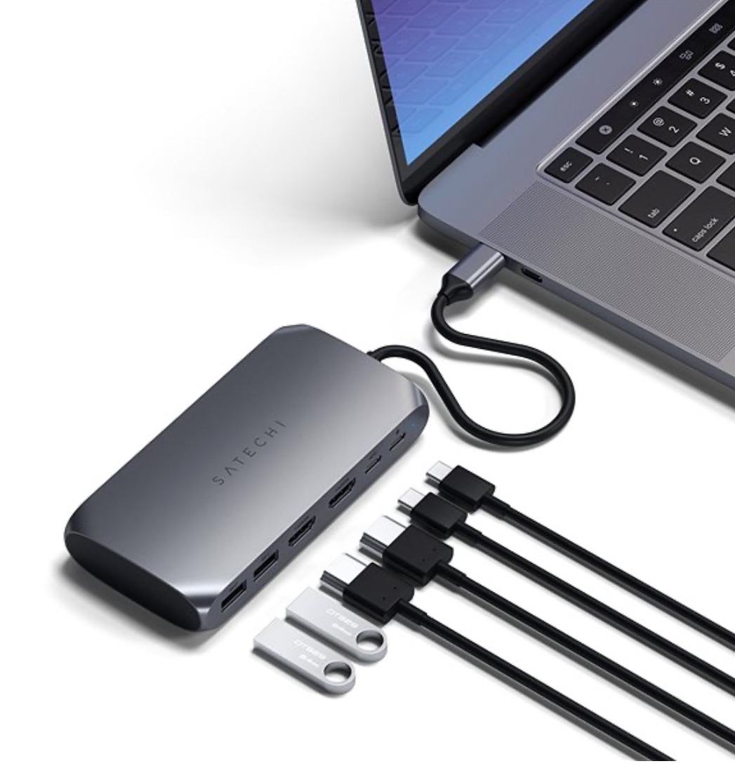 Satechi Aluminium USB-C Multimedia Adapter M1