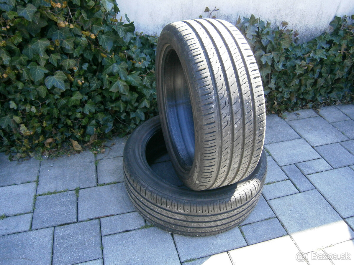 Predám 2x letné pneu Barum 245/45 R19 102YXL