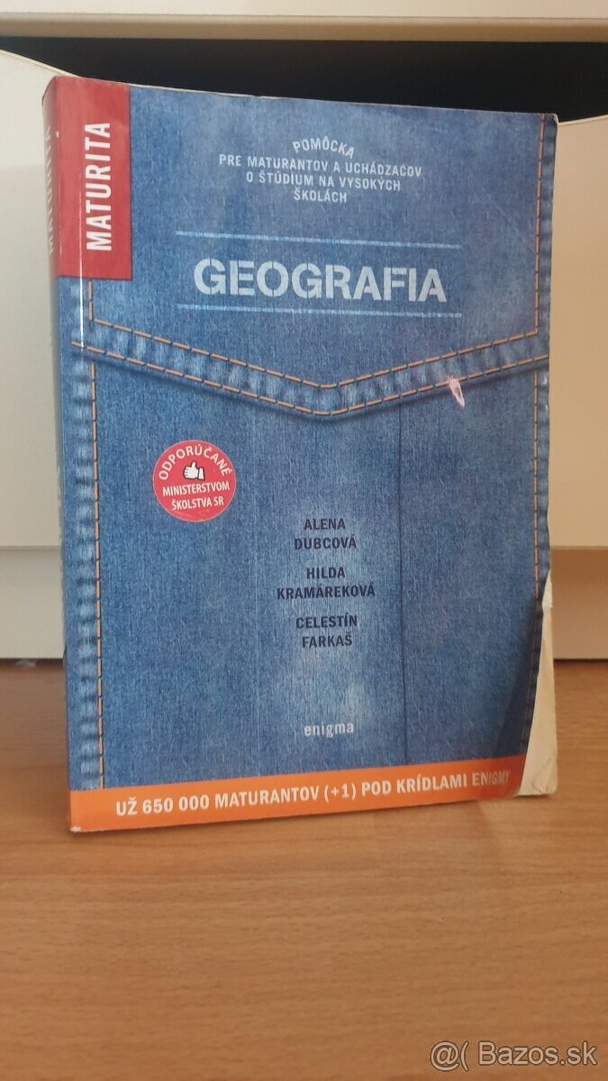 Kniha Maturita geografia