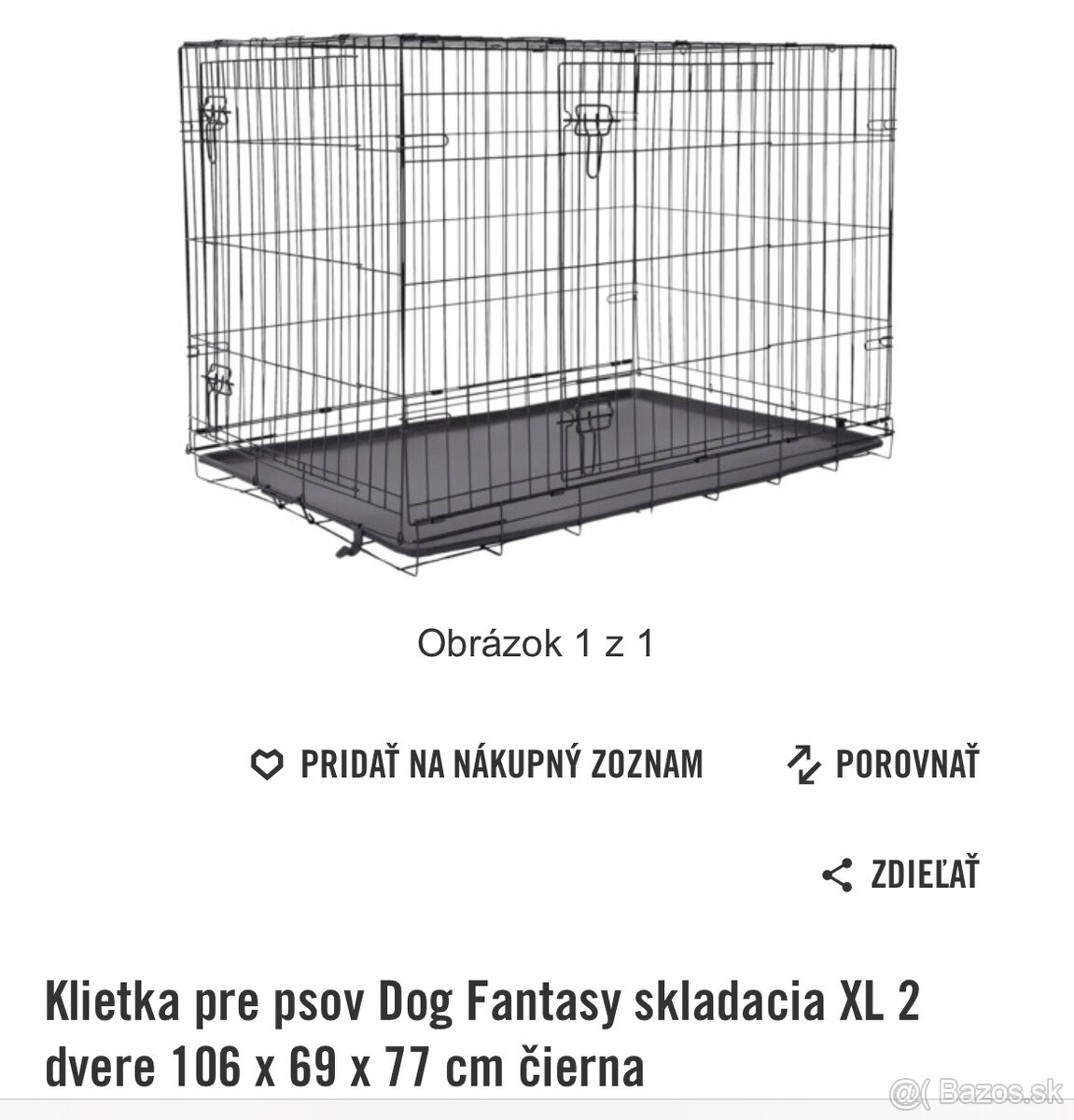 Klietka pre psa