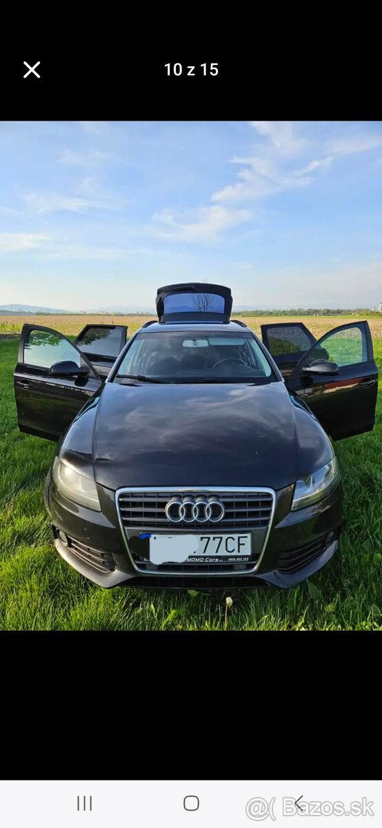 Vymením AUDI A4 AVANT COMBI 2,0tdi 100kw