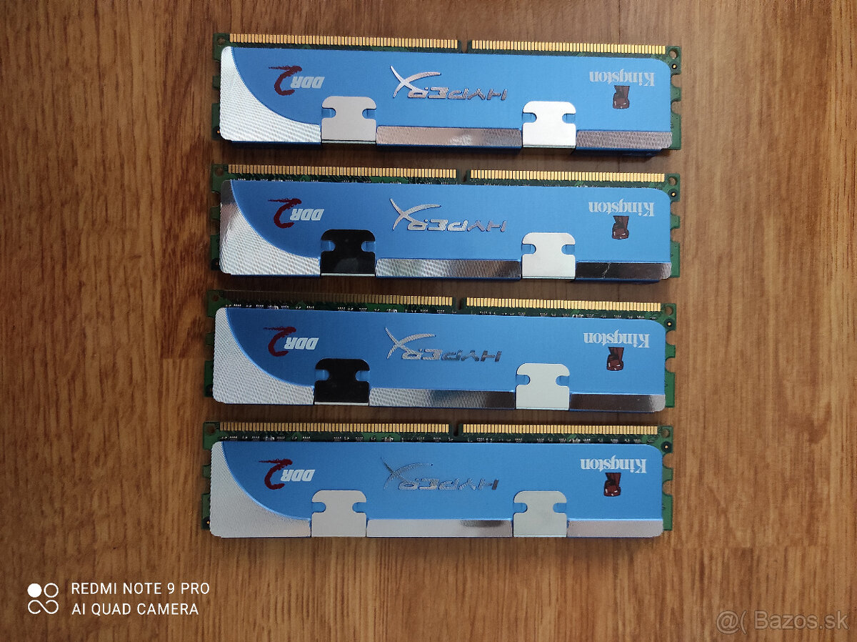 DDR2 Kingston HyperX 4 x 1 GB 1066MHz