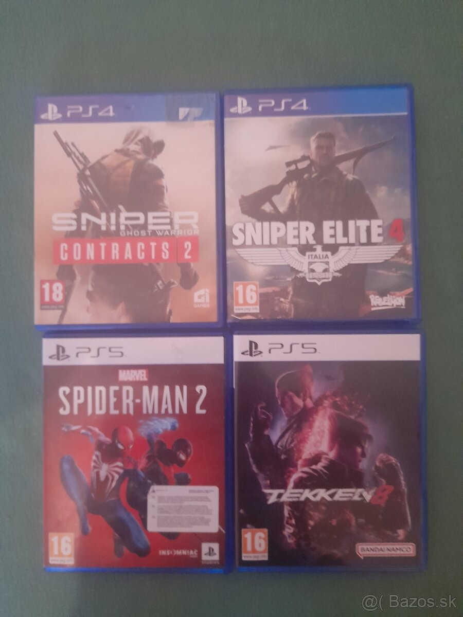 Predám hry na ps4 a ps5