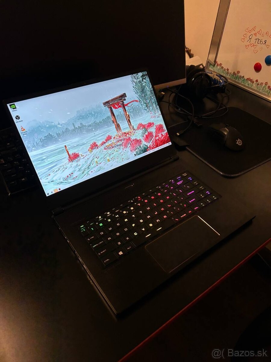 Herný notebook MSI GS65 9SG (RTX 2080, I7, 32 GB, 240hz )