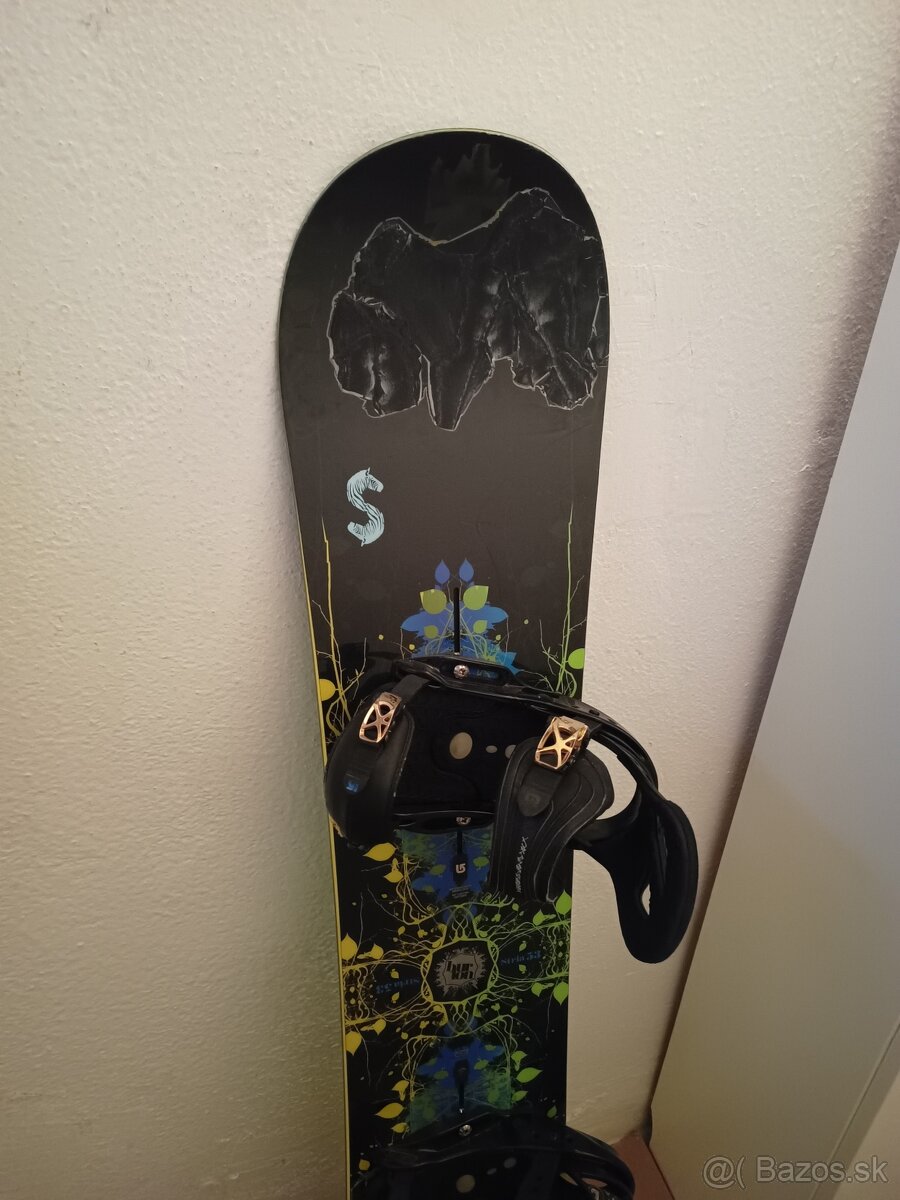 153 cm damsky snowboard Burton s viazanim Burton, channels