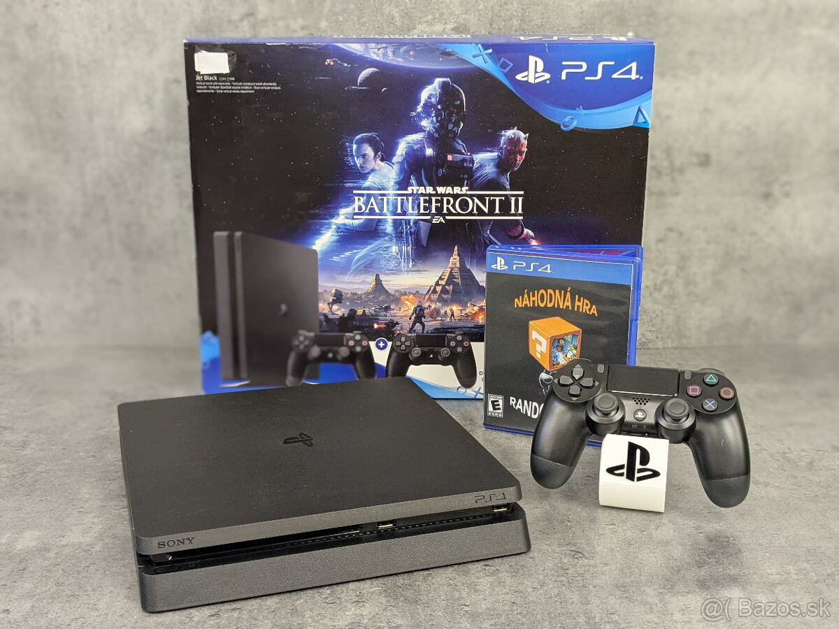 Playstation 4 Slim 500GB 1 ovládač, 1 náhodná hra