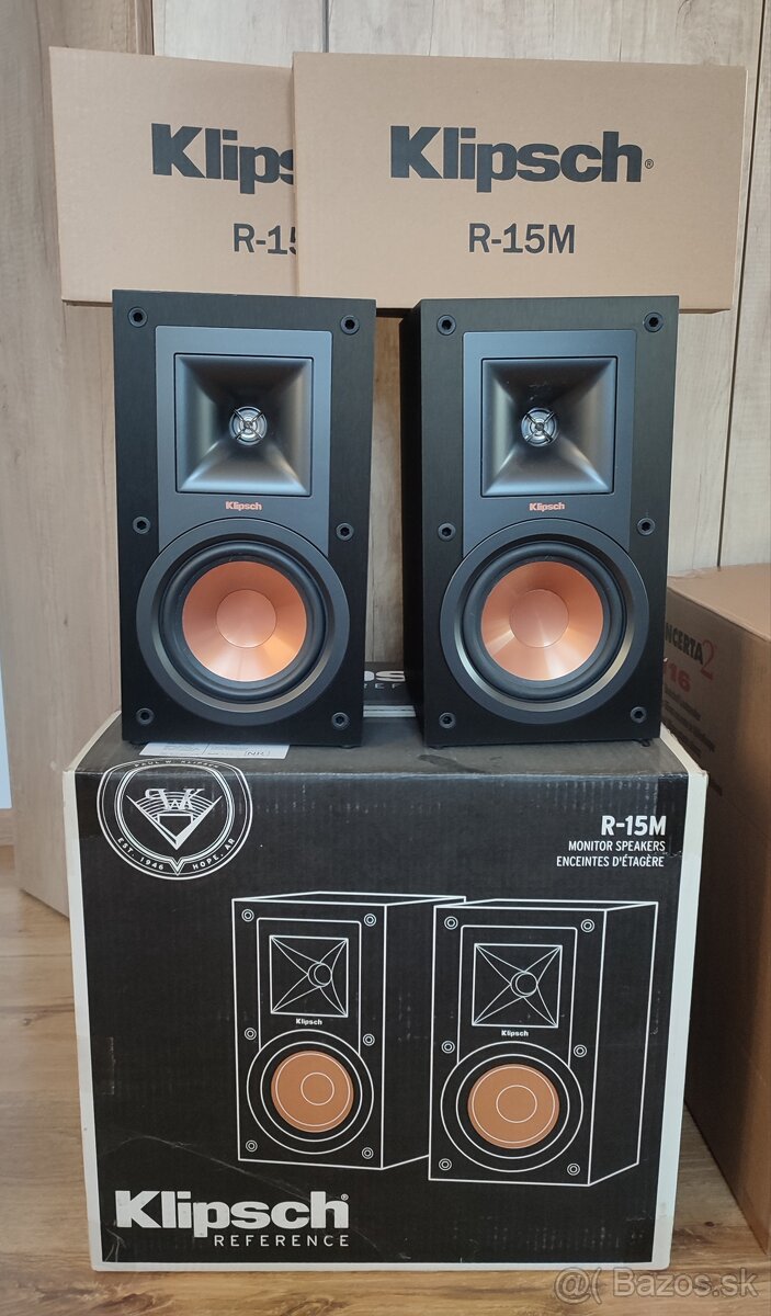 Klipsch R-15M reproduktory