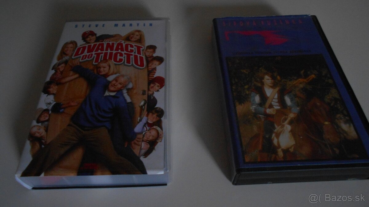 VHS original - cena za ks 2 euro