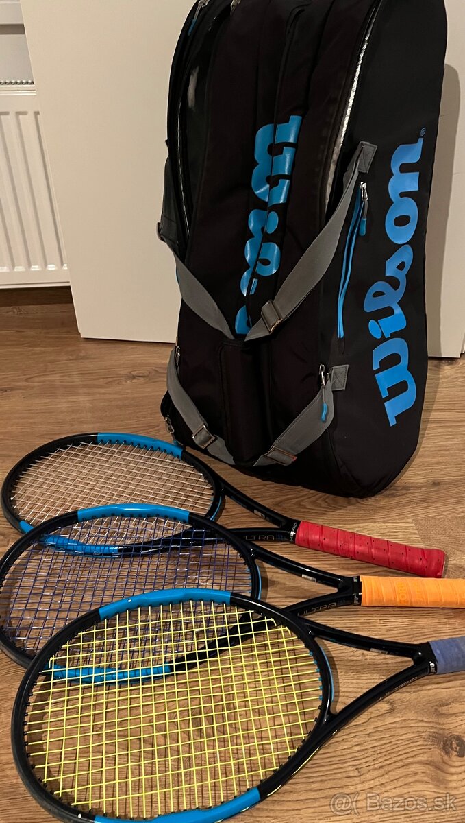 Wilson Ultra 95 cv 3 ks tenisové rakety + batoh zdarma