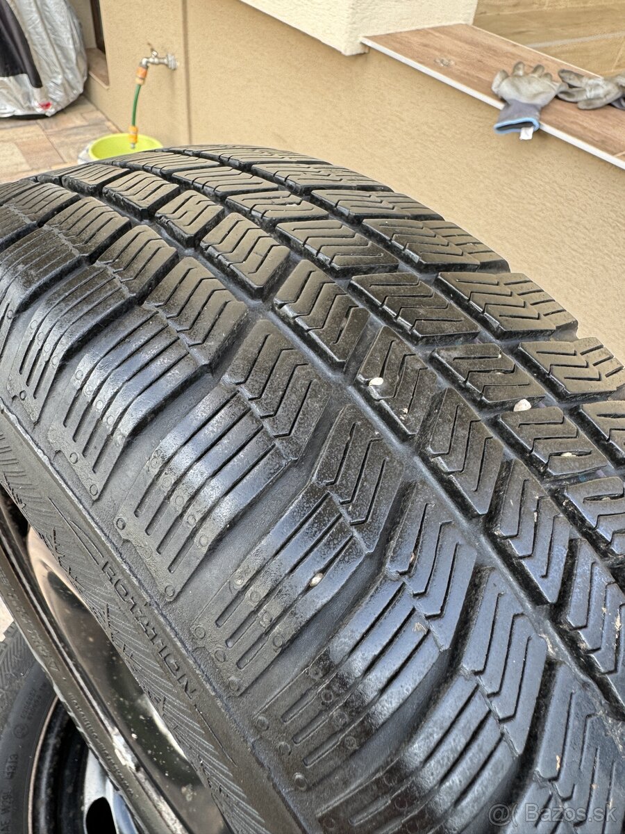 Zimné pneumatiky 6,7mm 195/65 R15 na diskoch 5x100