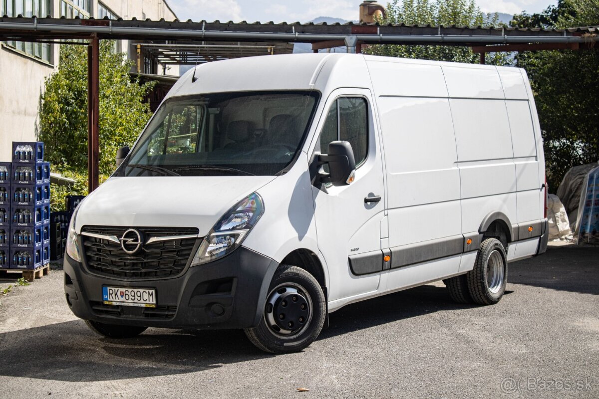 Opel Movano L4H2 96 kW, 4.5T, dvojitá zadná náprava