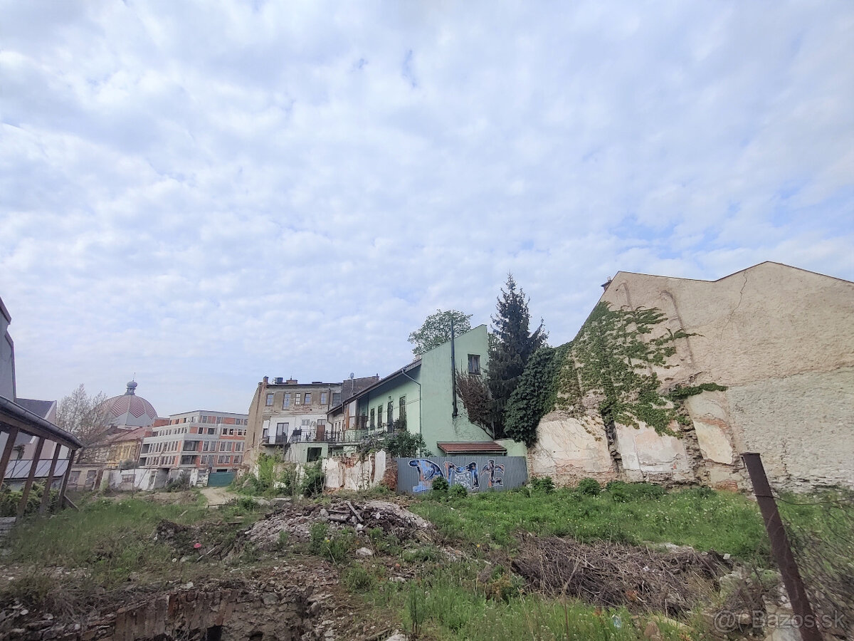 Pozemok HISTORICKÉ CENTRUM KOŠÍC, 136 m2, všetky IS