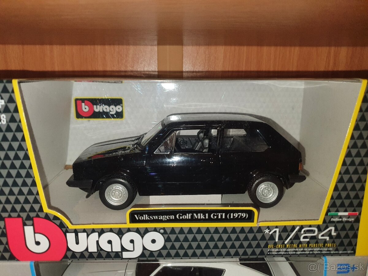 Volkswagen Golf MK1 GTI Black, Bburago