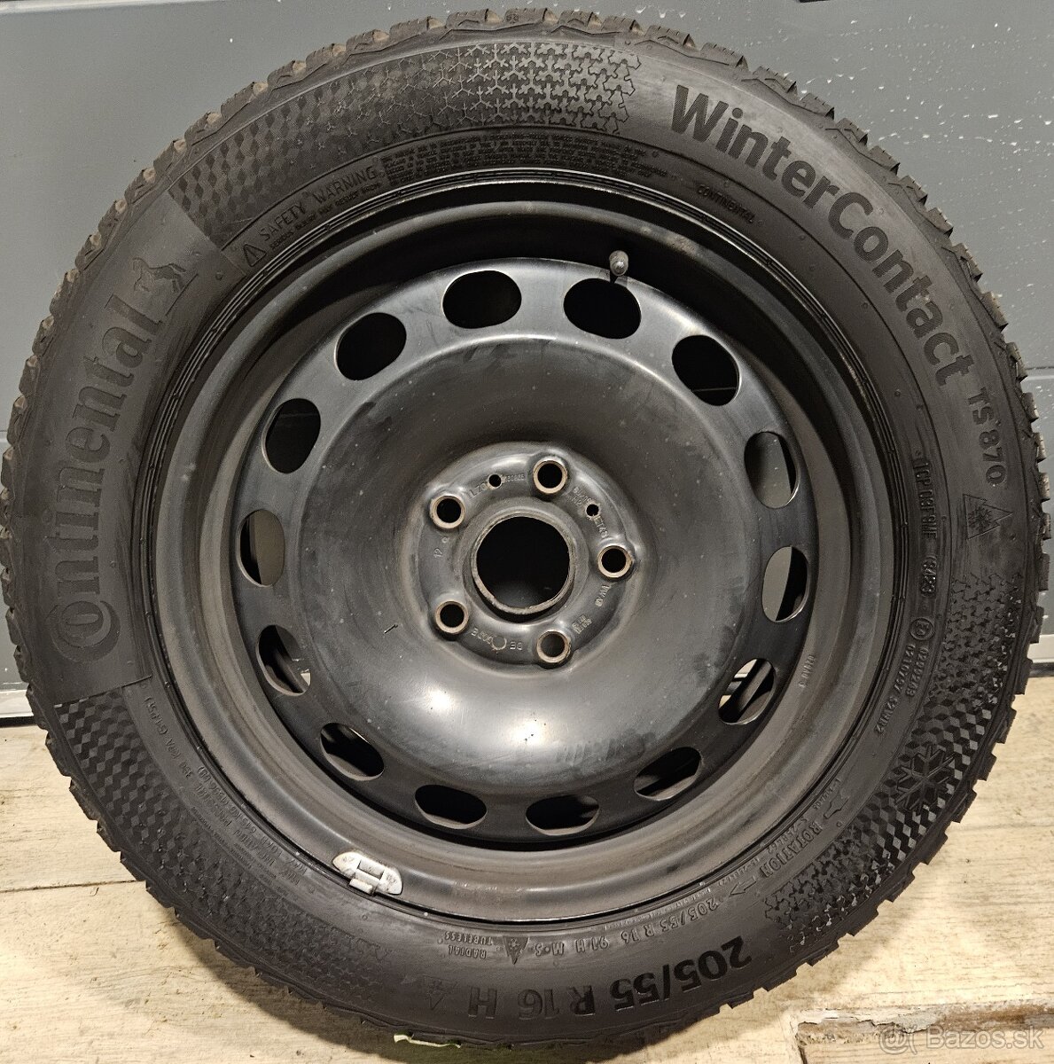 Zimná sada VW - 5x112 r16 + Continental 205/55 r16