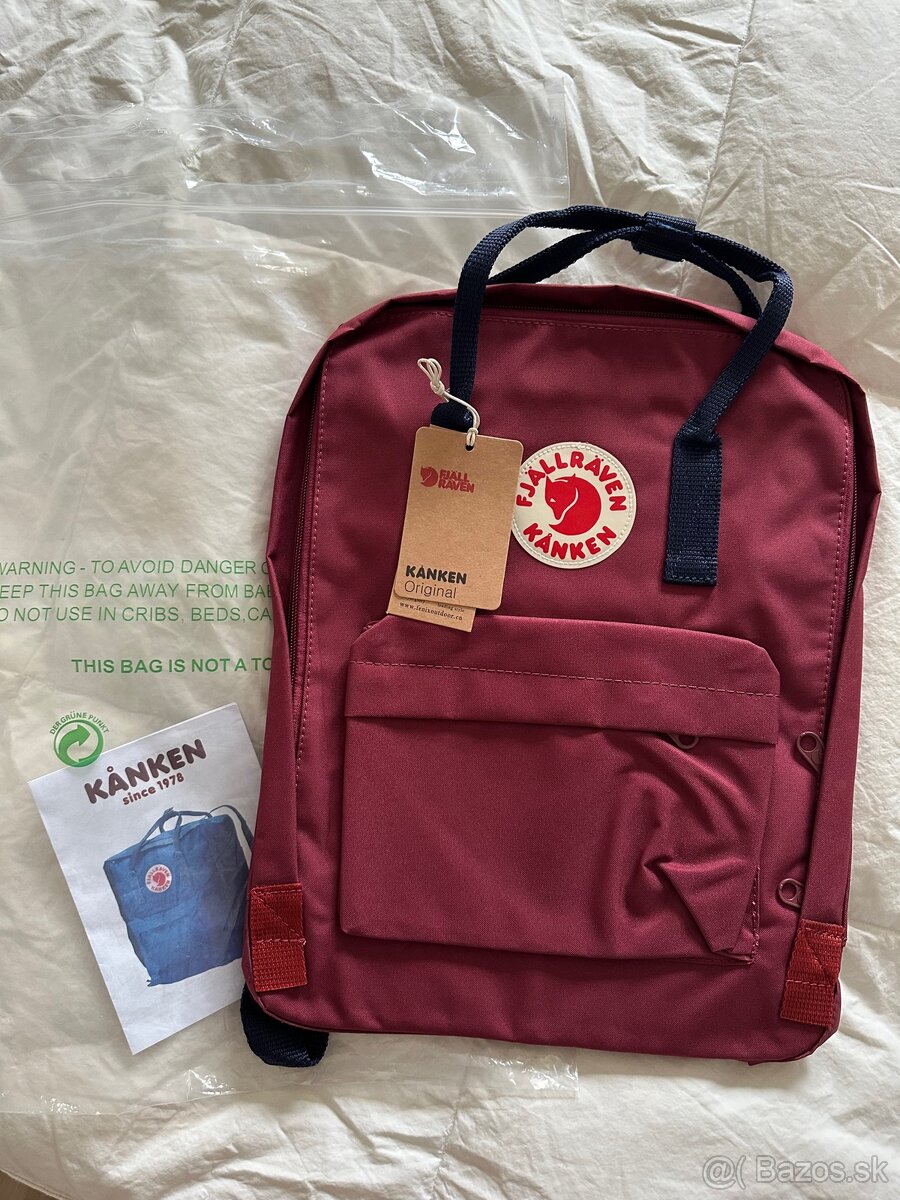 Fjallraven kanken batoh - bordový