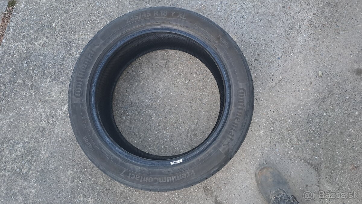 Continental 245/45 R18 100Y DOT1523 letná pneumatika