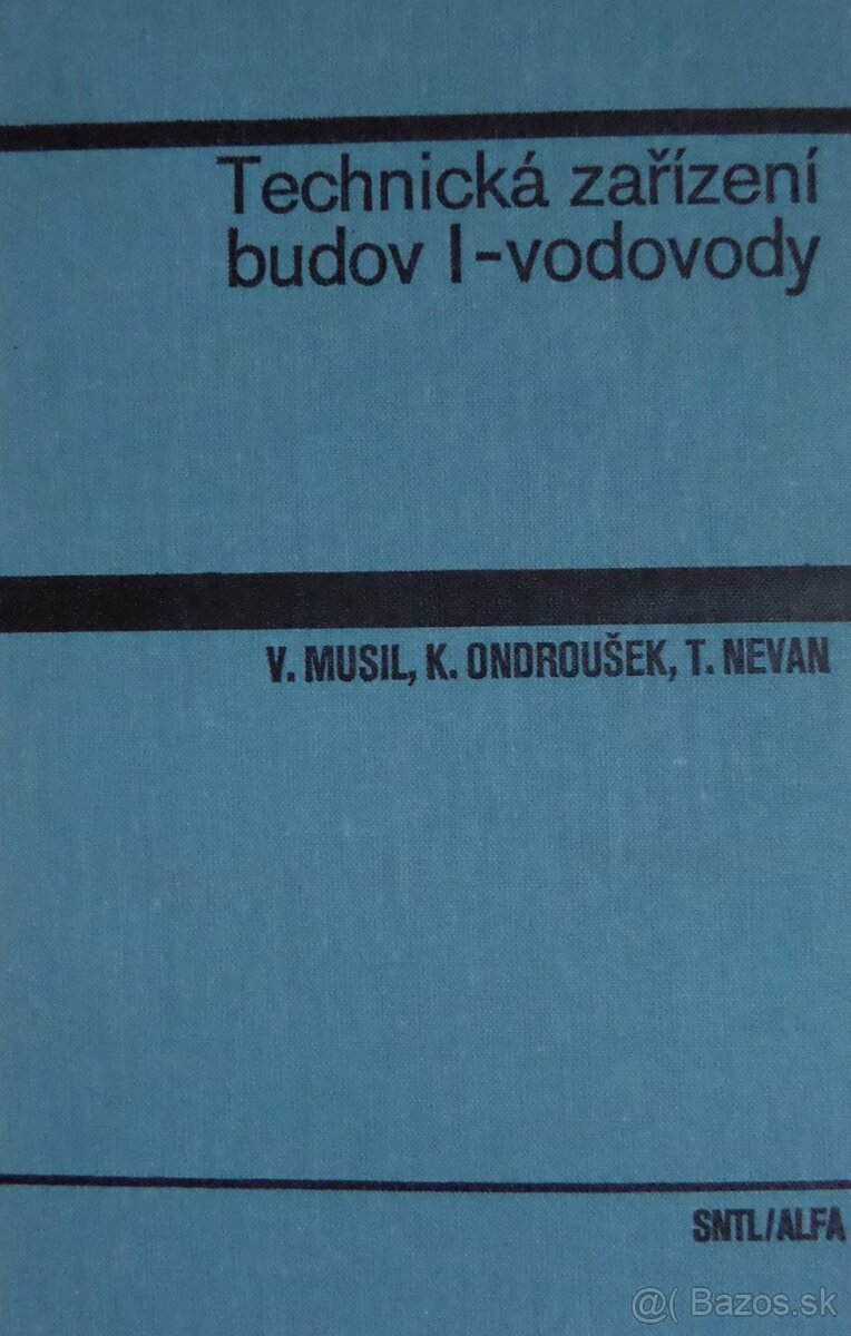 Technická zařízení budov I.-Vodovody