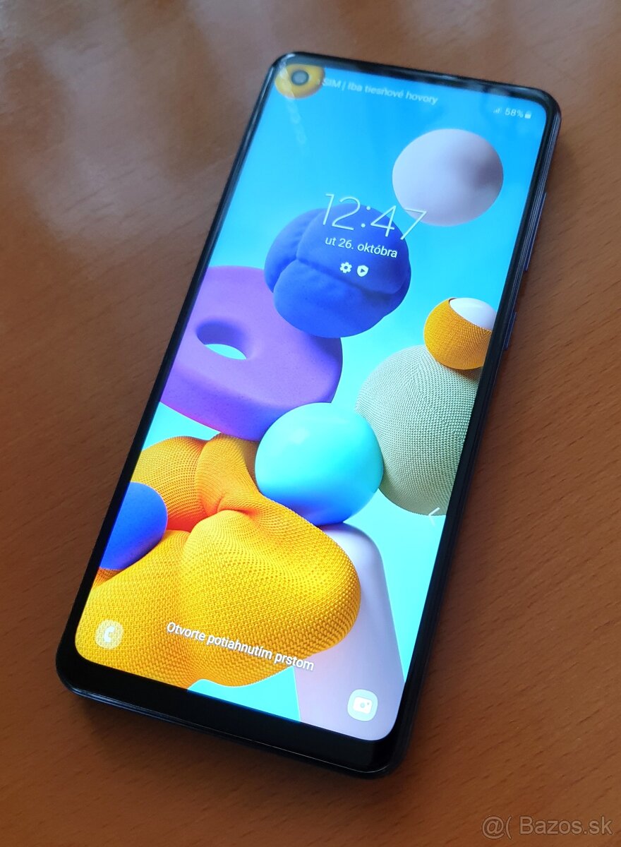 veľký 6,5 HD+ zachovalý Samsung Galaxy A21S 4GB/64GB