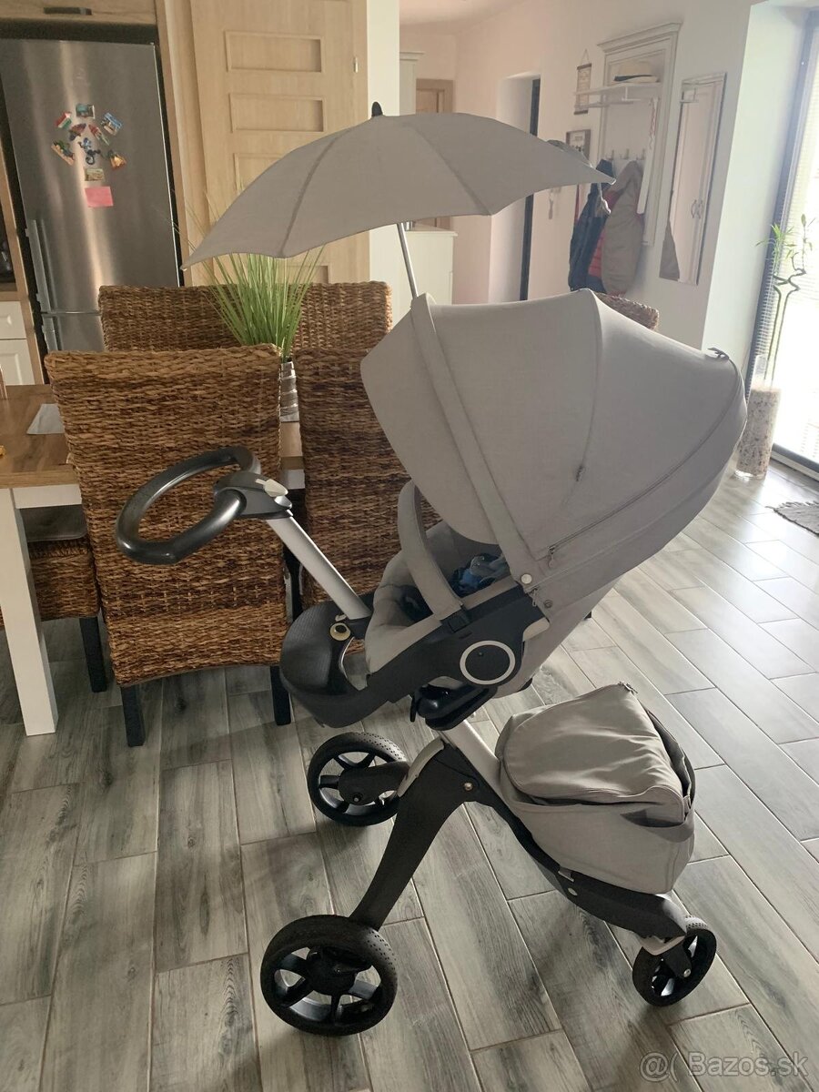 Predám 2 kombináciu Stokke Xplory Grey Melange