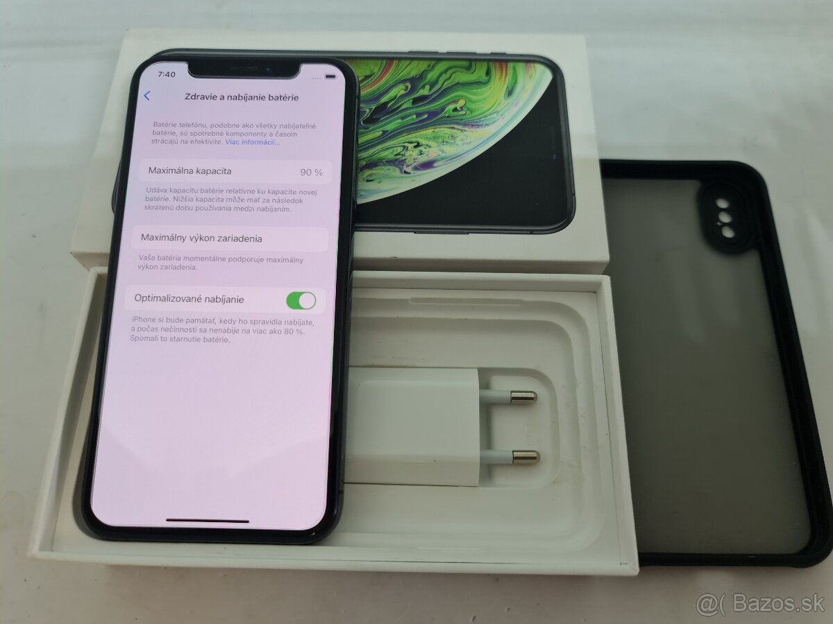 IPHONE XS SPACE GRAY 64GB ZÁRUKA - STAV AKO NOVÝ