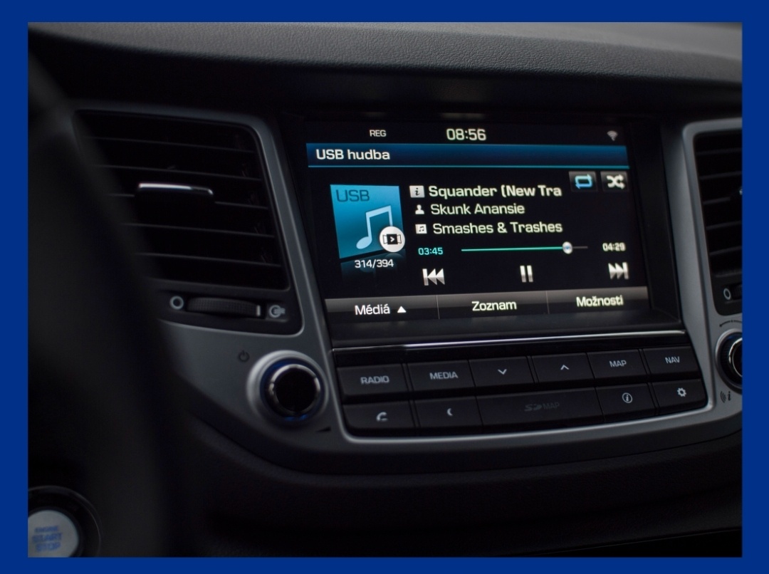 Rádio s navigáciou Hyundai Tucson