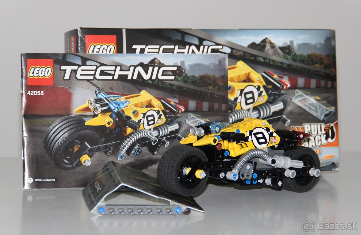 LEGO Technic 42058 Motorka pre kaskadérov