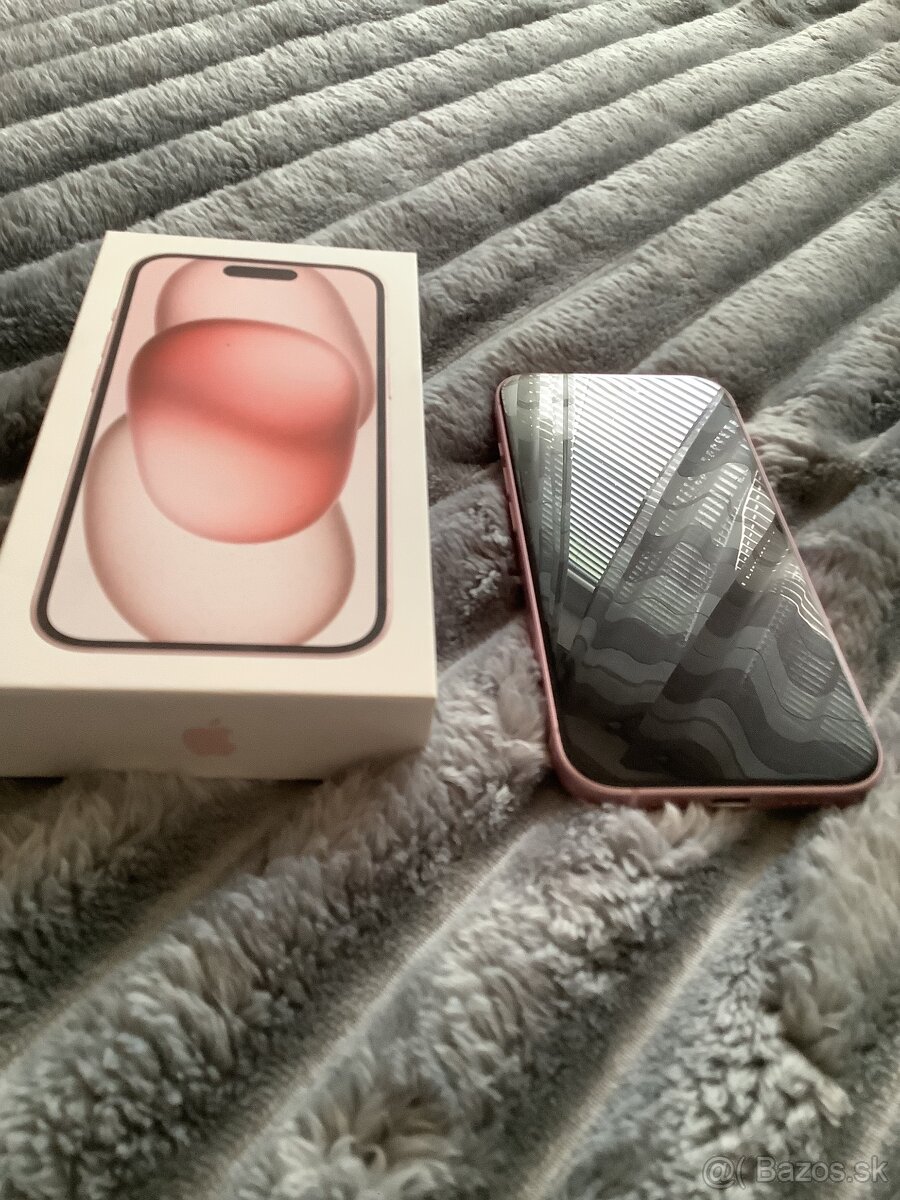 iPhone 15, 128GB pink