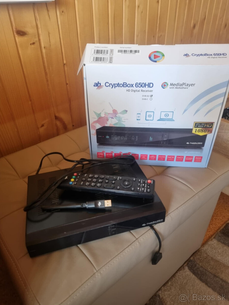 Ab CryptoBox 650HD + wifi