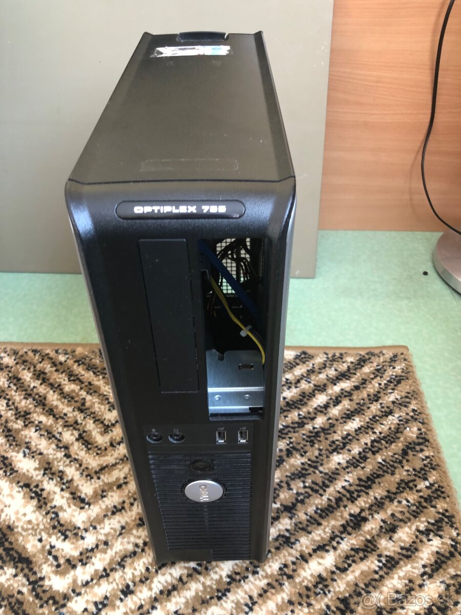 Predám PC Dell Optiplex 755 bez CD mechaniky a disku za 10