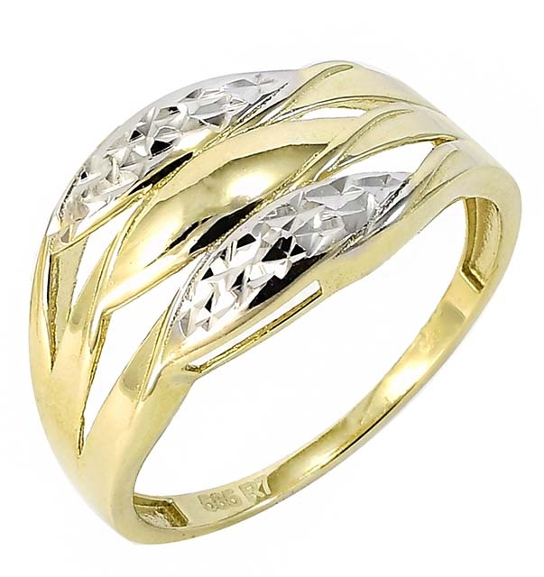 zlatý prsteň Glare 346