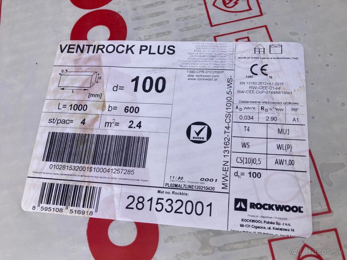 Minerálna vlna Rockwool