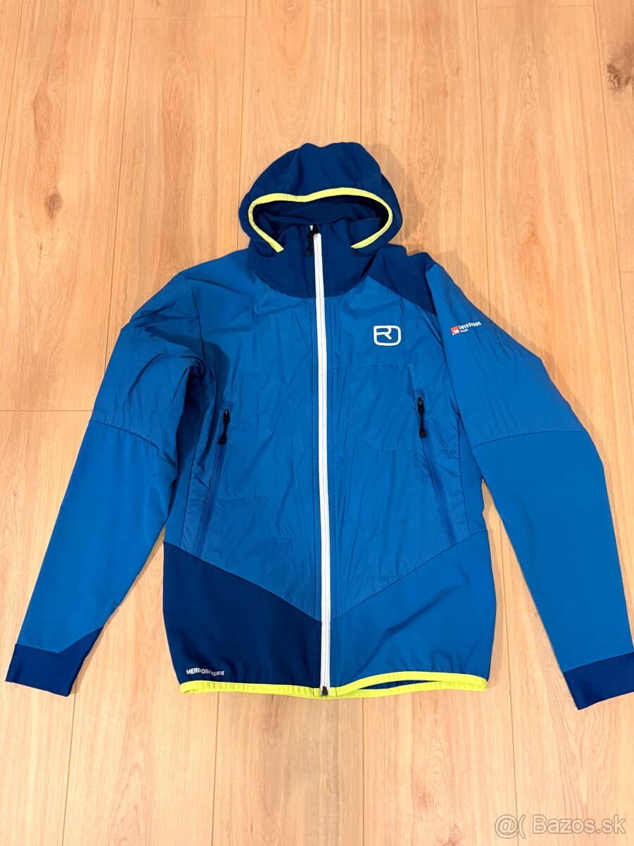 Ortovox Swisswool Col Becchei Hybrid jacket M mountain blue