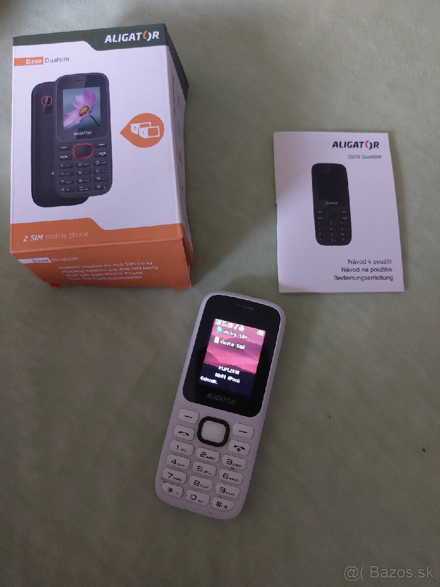 Mobilny tlačidlovy telefon Aligator D200 dualsim